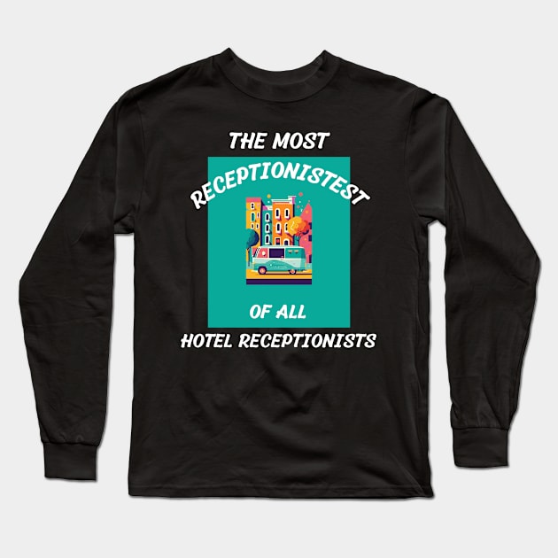 hotel receptionist Long Sleeve T-Shirt by vaporgraphic